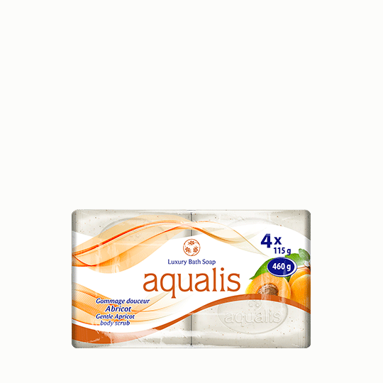 aqualis savon de toilette abricot  460 gr