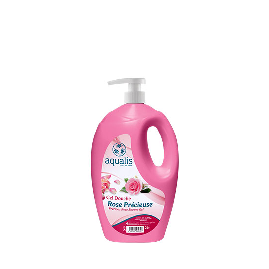 aqualis - gel douche rose préciseuse