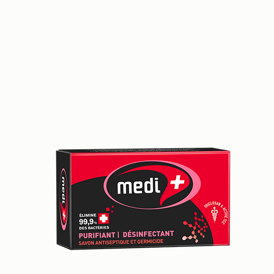 medi + savon red