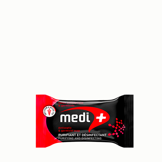 medi + savon red