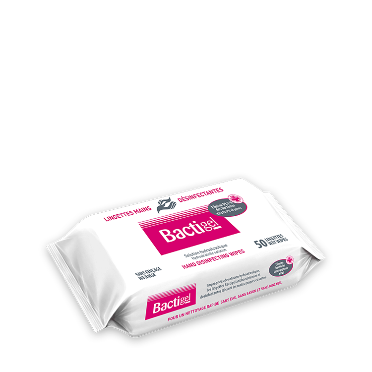Bactigel lingettes désinfectantes