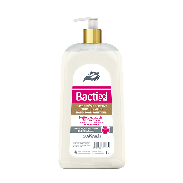 Bactigel savon liquide mains désinfectant