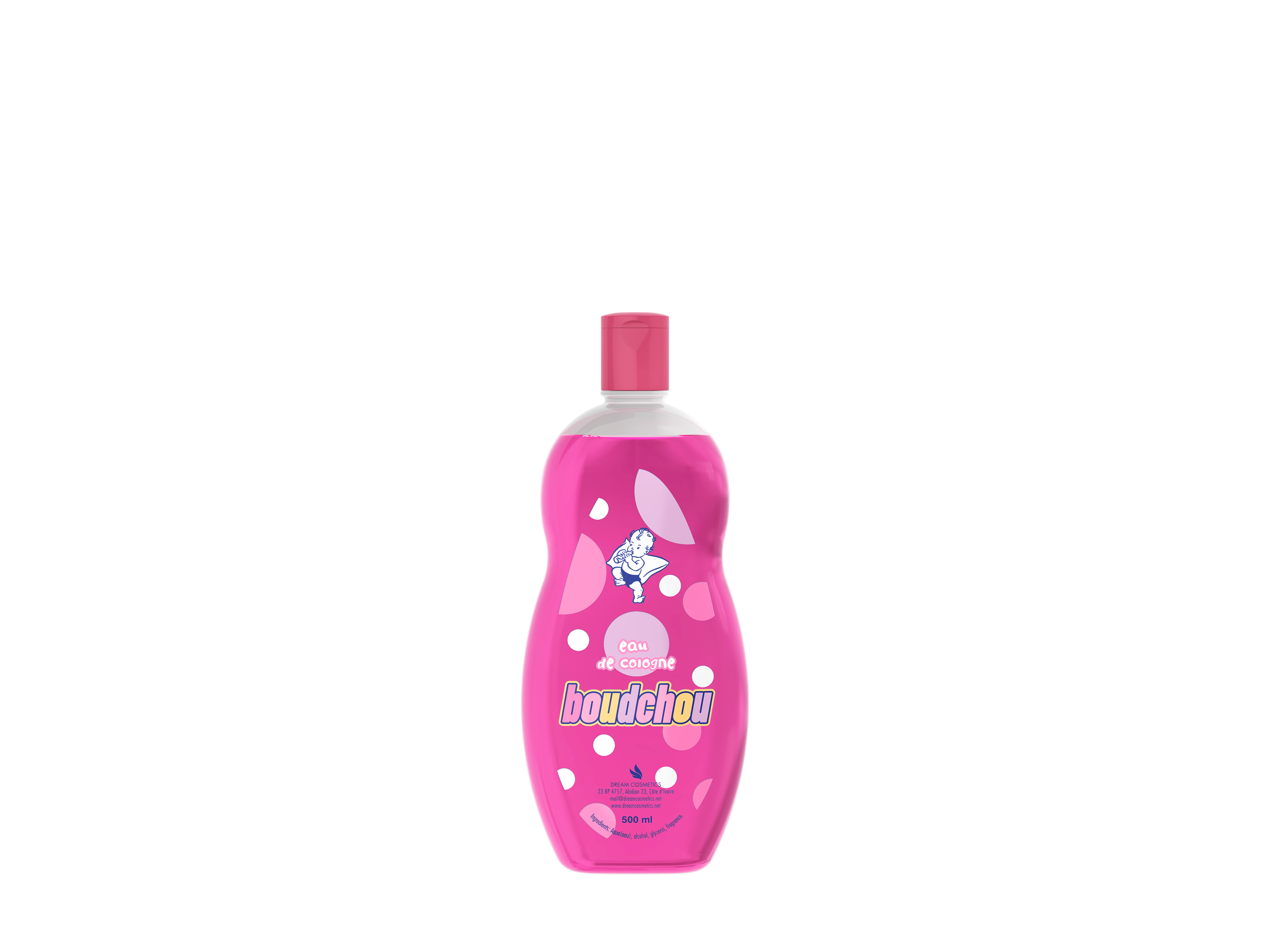 Boudchou eau de cologne fille 500 ml