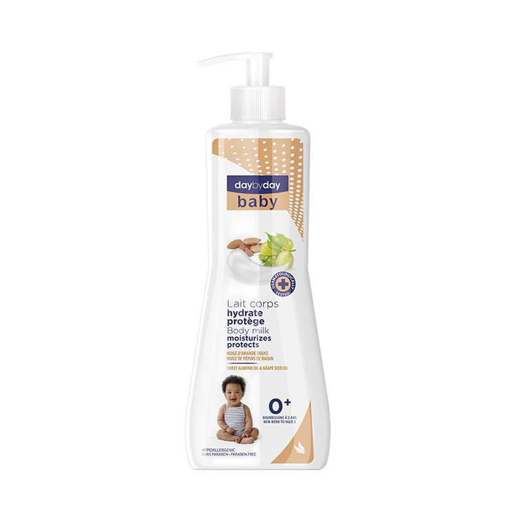 Day by day baby lait hydratant huile d'amande douce & huile de pépins de raisin