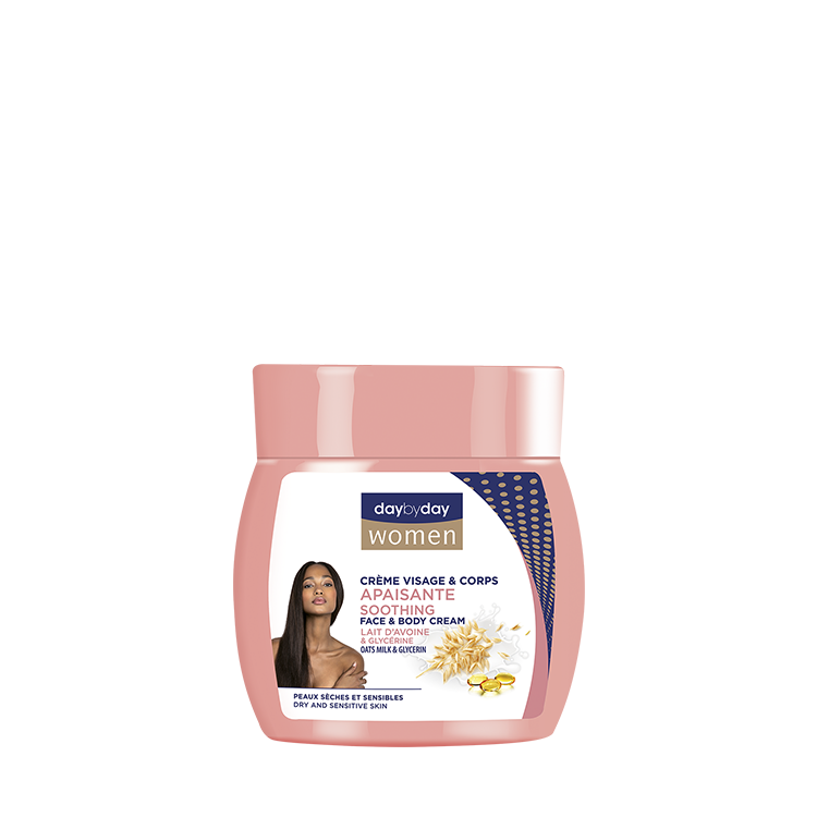 Day By Day Women Crème Apaisante Lait D'avoine & Glycérine