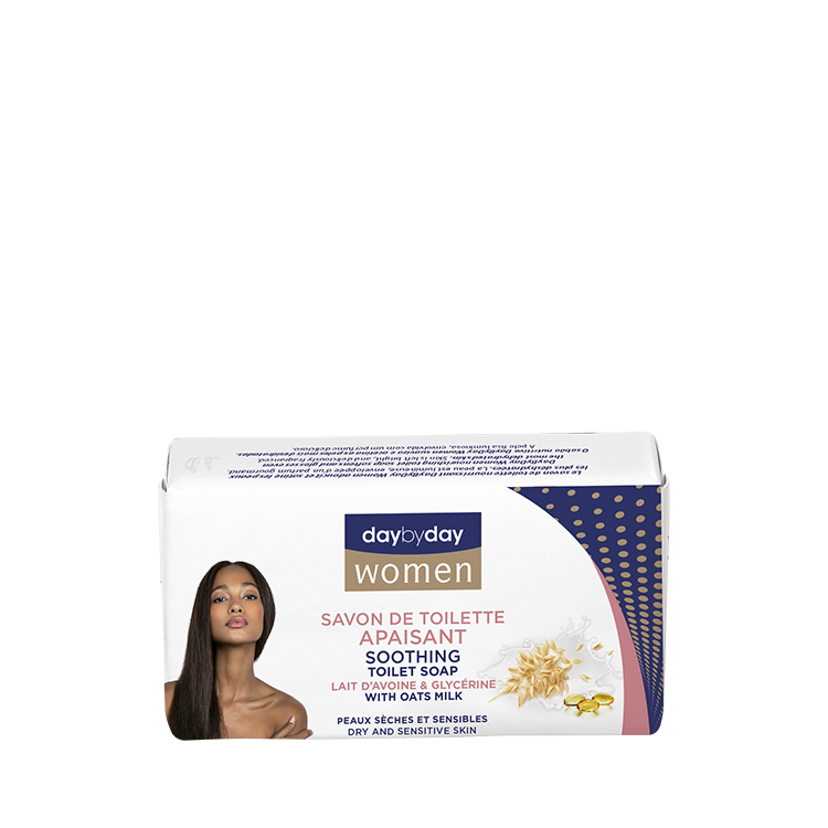 Day By Day Women Savon De Toilette Apaisant Lait D'avoine & Allantoïne