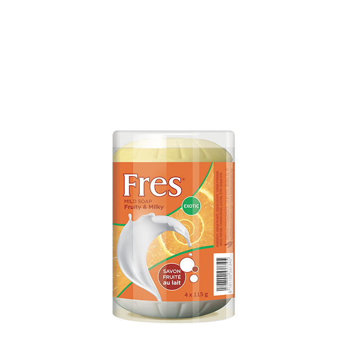 Fres savon fruité au lait orange