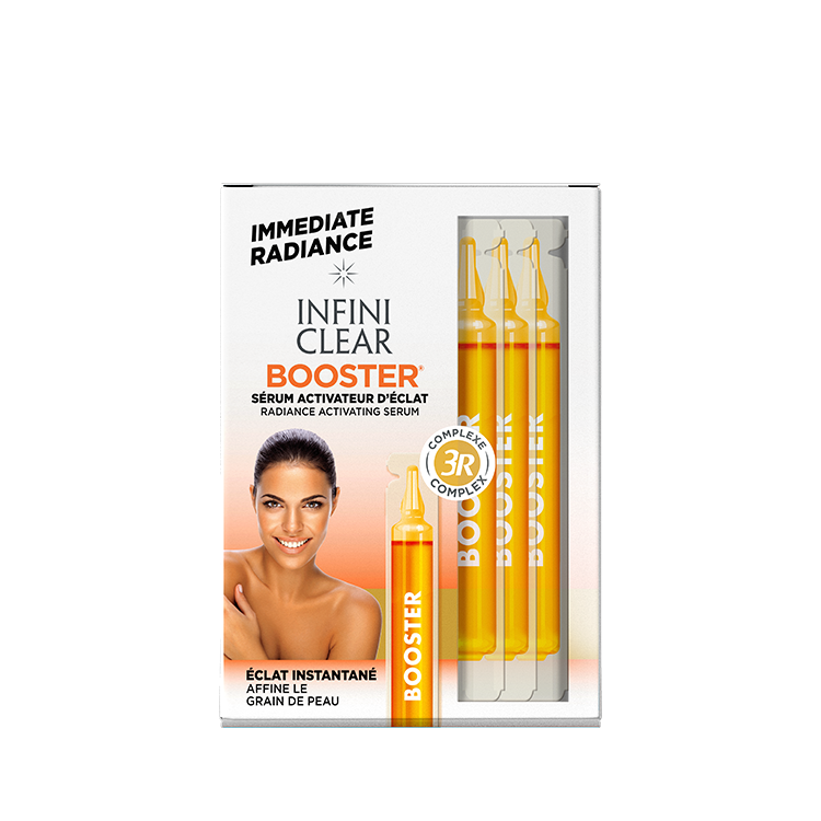 infini clear Booster Lightdrop sérum activateur d’éclat huile de carotte