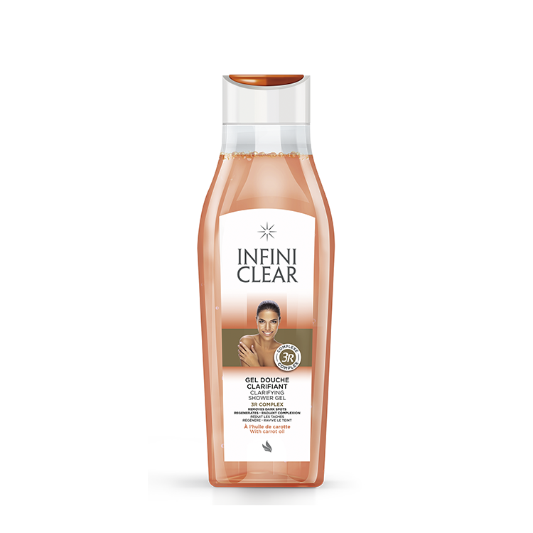 infini clear gel douche clarifiant huile de carotte