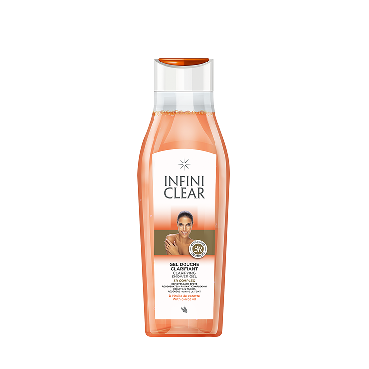 infini clear gel douche clarifiant huile de carotte