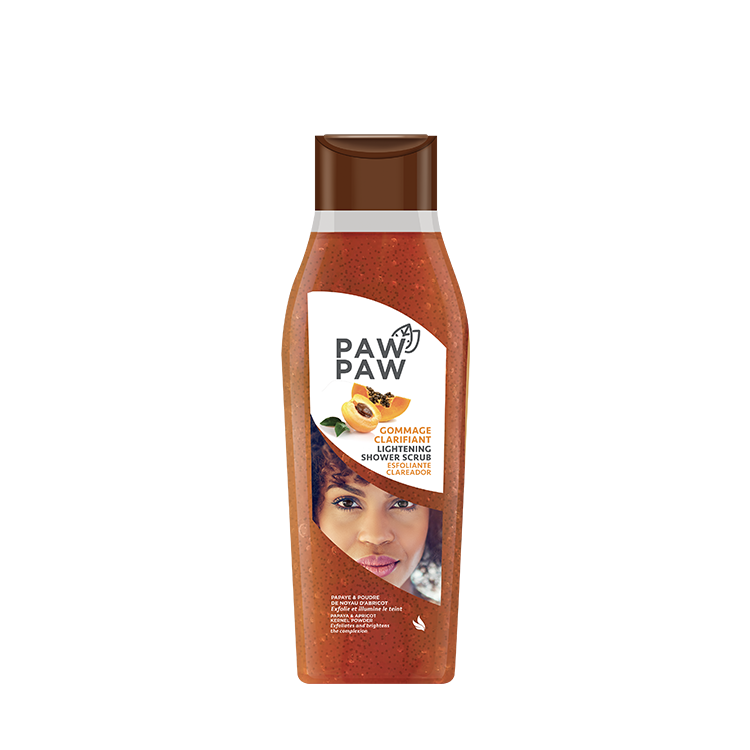 Paw Paw Gel Douche Clarifiant - Gommant Papaye & Poudre De Noyau D'abricot