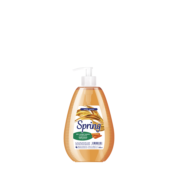 Spring savon mains succès huile de carotte